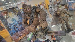 Fresh Monkey Fiction Figure Display at Power-Con 2023