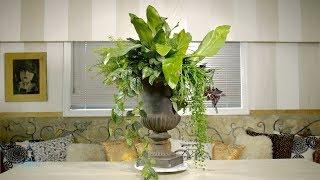 Floristry Tutorial How to make an Artificial Mixed Foliage Arrangement