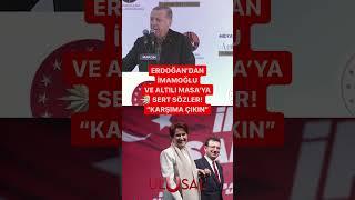 Erdoğandan İmamoğlu ve Altılı Masa için sert sözler #erdoğan #shorts #altılımasa #imamoğlu