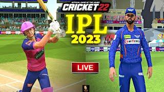 IPL 2023 RR vs LSG T20 Match - Cricket 22 Live - RtxVivek