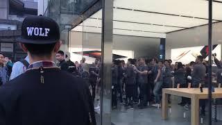 Apple Store Opening Day Taikoo Li Chengdu China