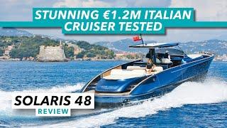 Stunning $1.45m Italian cruiser tested  Solaris Power 48 Open review & tour  Motor Boat & Yachting