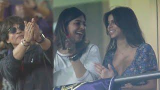 Shah Rukh Khan With Daughter Suhana Khan Come To Eden Garden Stadium To Support KKR In RCB vs KKR