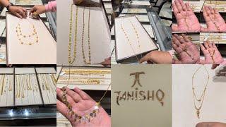 Tanishq All Types of Gold Chain and chain necklace designs 6 Grams onwards with Price and Weight