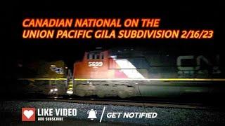 Canadian National On The Union Pacific Gila Subdivision