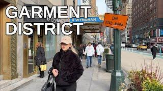 NEW YORK CITY Walking Tour 4K - GARMENT DISTRICT