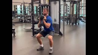 Dumbbell Goblet Squat