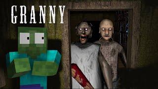 Monster School  Lost in Grannys House - Minecraft Animation