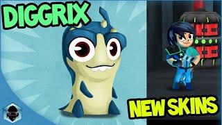 AMAZING UPDATE DIGGRIX SKINS AND MORE - Slugterra Slug it Out 2