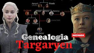 TARGARYEN FAMILY TREE *ANIMATED* FROM AEGON TO DAENERYS  HOUSE OF THE DRAGON