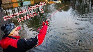 Shimano World Shaula S66SUL-2 Review Test Forellenrute