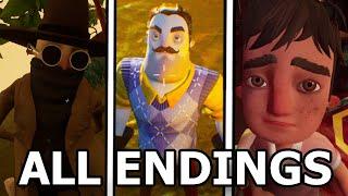 Hello Neighbor 2 - All Ending True Ending Detective Ending Neighbor Ending Secret Ending