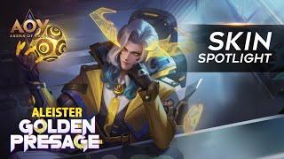 Aleister Golden Presage Skin Spotlight - Garena AOV Arena of Valor