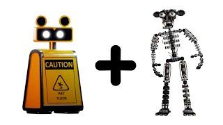 Wet Floor Bot + Endoskeleton = ??? FNAF Animation #8