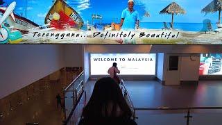 4K Arriving in Malaysia Kuala Lumpur Airport KLIA T2 to City Center  Travel Vlog