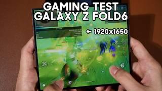 Gaming test - Samsung Galaxy Z Fold6 with Snapdragon 8 Gen 3