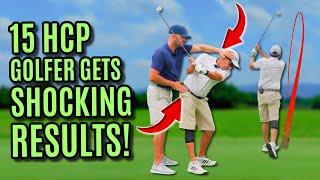 Small Changes To Golf Swing Bring SHOCKING Results---Live Golf Lesson