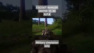 SNIPER NA SCOUT RANGER INUBOS ANG MGA NP.A NA NAG PAPAHINGA ARMA III CINEMATIC GAMEPLAY #gaming