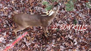 22 ARCHERY KILL SHOTS in 3 MINUTES Bowhunting Compilation