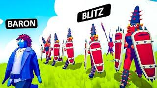 TABS Multiplayer - IMPOSSIBLE LOTR Strategy VS @Blitz in Totally Accurate Battle Simulator