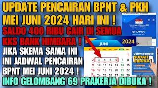 CATAT  BPNT MEI JUNI KKS BRI MANDIRI & BNI CAIR DI WAKTU INI ? JIKA SKEMA SAMA DENGAN PKH TAHAP 3