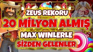 Slot Oyunları  Sizden Gelenler  Zeus Rekoru 20 Milyon Kazanç  Rekor Kazançlarla  MAX WİNLER