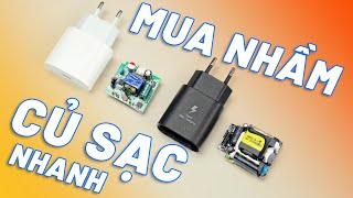 CHỌN CỦ SẠC NHANH SAMSUNG IPHONE SAO CHO CHUẨN - SẠC NHANH GIÁ RẺ HÃY THẬT SỰ CẨN THẬN