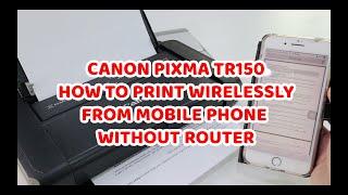 TR150 Easy Mobile Printing With Direct Wi Fi Connection