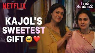 How To Wear A Saree Ft. Kajol  Lust Stories 2  Netflix India