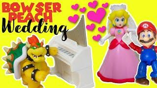 Super Mario Bros Movie Princess Peach & Bowser WEDDING + BOWSER Sings PEACHES Song