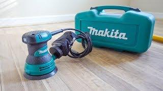 MAKITA RANDOM ORBITAL SANDER  UNBOXING & TEST