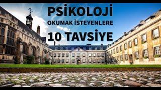 Psikoloji Okumak İsteyenlere 10 Tavsiye