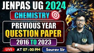 JENPAS UG Chemistry PYQ 2016 To 2023 Solution JENPAS UG 2024 Preparation JENPAS UG Chemistry Class
