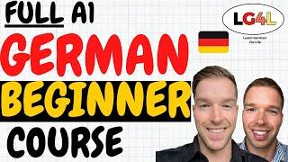 Learn German for Beginners  Full Course   German Course A1 for Beginners  Learn German for free