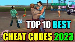 Top 10 Best Cheats for GTA Vice City  New 2023   GTA Vice City Cheat Codes  SHAKEEL GTA