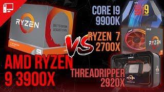 Ryzen 9 3900X é bom? Comparativo com Core i9-9900K Ryzen 7 2700X e Threadripper 2920X