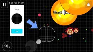 INVISIBLE SKIN TROLLING  Agar.io Mobile Gameplay