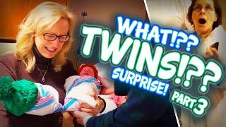 Twins Best funny & heart warming Twins pregnancy reveal 3 Talk about a family stimulus package