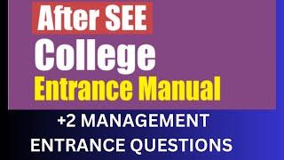 +2 Management Entrance Questions  +2 Management Entrance Exam Model Questions +2 Commerce Entrance