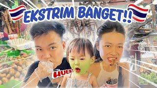 YUKA-CHAN MAKAN MAKANAN EKSTRIM DI BANGKOK THAILAND  vlog