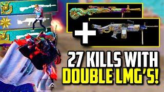 DP-28 + M249 VS SQUADS ON ASIA SERVER 27 KILLS  PUBG Mobile