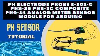 Tutorial PH Electrode Probe E-201-C PHS-25 PHS-3C