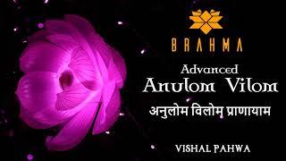 Guided अनुलोम विलोम प्राणायाम  Advanced Anulom Vilom  include all 3 Levels   in Hindi