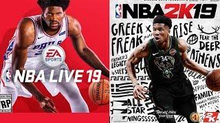 NBA 2K19 vs NBA Live 19 - Head To Head Graphics Comparison 4K60fps