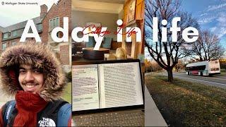 A day in life at uni  Michigan state university