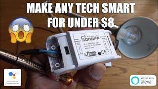 Sonoff Basic Smart WiFi Switch Unboxing and Setup