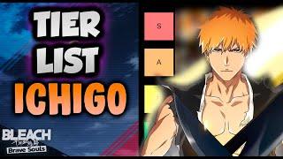 TIER LIST ICHIGOS Bleach Brave Souls