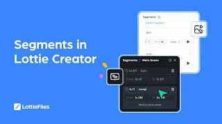 #18 How to use segments  Lottie Creator