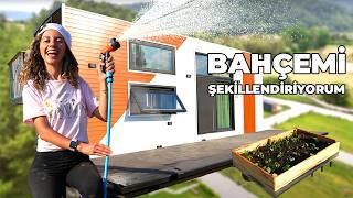 Tiny House Bahçeme SEBZE YATAĞI Yaptım