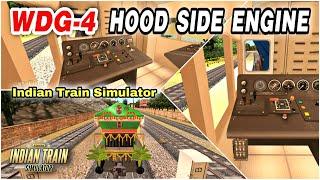 Indian Train Simulator WDG-4 Hood Side Engine with Duronto Express  Hood Side Engine of WDG-4